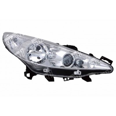 Передняя фара (правая) DEPO для PEUGEOT 207 2006-2009 - фото