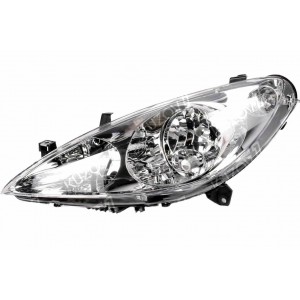 ПЕРЕДНЯЯ ФАРА (ЛЕВАЯ) С ПРОТИВОТУМАНКОЙ, БЕЗ МОТОРЧИКА, DEPO - фото