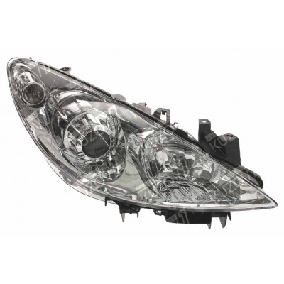 Передняя фара (правая) Xenon, DEPO для PEUGEOT 307 2005-2007 - фото