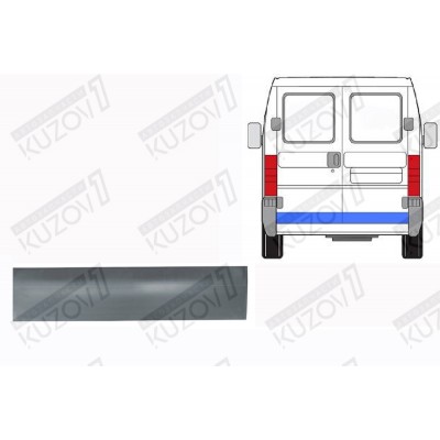 Дверь Задняя (правая) POTRYKUS для CITROEN JUMPER 2002-2006 - фото