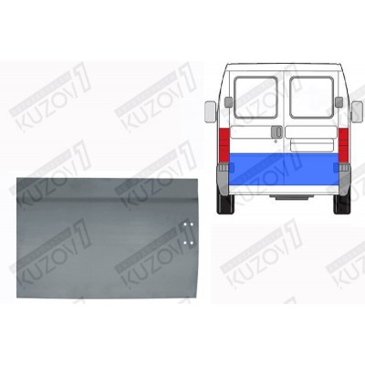 Дверь Задняя (правая) 51 См POTRYKUS для PEUGEOT BOXER 2002-2006 - фото