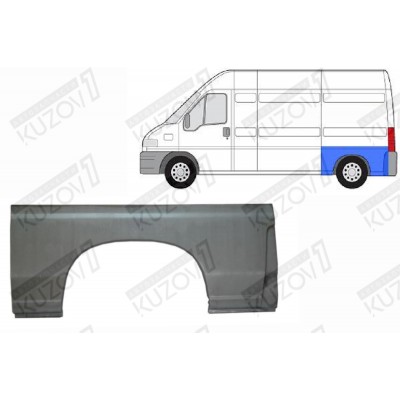 Крыло Заднее (левое) POTRYKUS для PEUGEOT BOXER 2002-2006 - фото