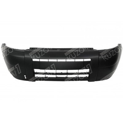 Бампер передний (черный) EUROBUMP для PEUGEOT PARTNER 2002-2008 - фото