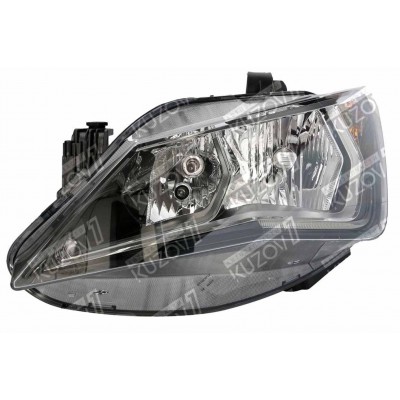 Передняя фара (левая) Двухламповая, TYC для SEAT Ibiza 2008-2012 - фото