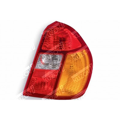 Задний фонарь (правый) Красно-Желтый, DEPO для RENAULT CLIO 1998-2001 - фото