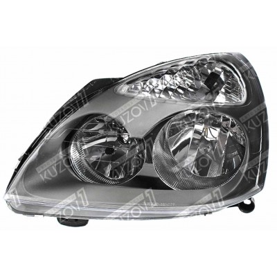 Передняя фара (левая) Темная, DEPO для RENAULT CLIO 2001-2005 - фото