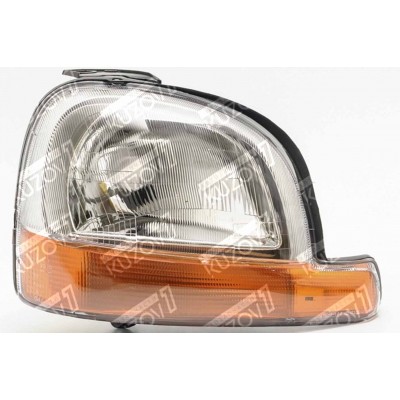 Передняя фара (правая) С Белым Поворотом, DEPO для RENAULT KANGOO 1997-2003 - фото