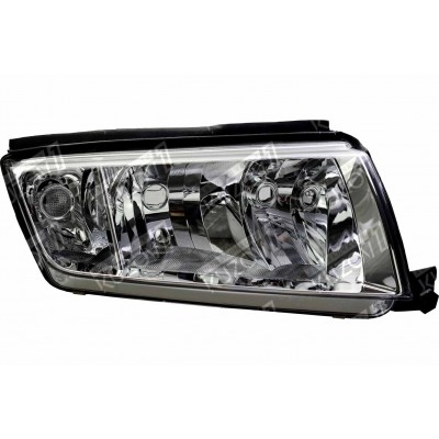 Передняя фара (правая) Хром, TYC для SKODA FABIA 2004-2007 - фото