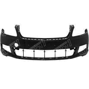 БАМПЕР ПЕРЕДНИЙ (ЧЕРНЫЙ)  С ОТВ. ДЛЯ ПРОТИВОТУМАНОК  - фото