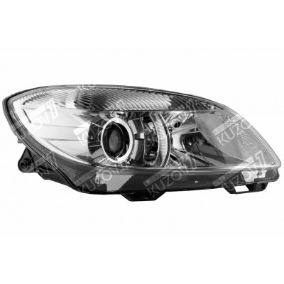 Передняя фара (правая) H7/ H7, С Линзой, TYC для SKODA FABIA 2010-2015 - фото