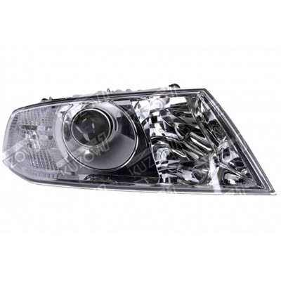 Передняя фара (правая) С Линзой, DEPO для SKODA OCTAVIA II 2004-2008 - фото