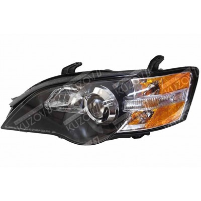 Передняя фара (левая) Темная, DEPO для SUBARU LEGACY 2003-2009 - фото