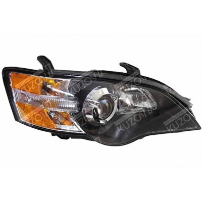 Передняя фара (правая) Темная, DEPO для SUBARU LEGACY 2003-2009 - фото