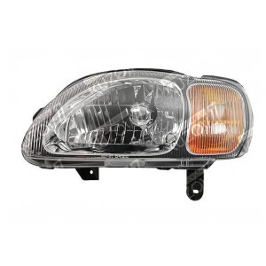 ПЕРЕДНЯЯ ФАРА (ЛЕВАЯ) ТЕМНЫЙ КОРПУС, DEPO - фото