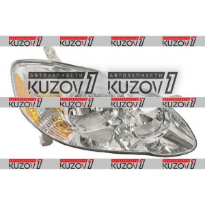 ПЕРЕДНЯЯ ФАРА (ПРАВАЯ) 2005-2008, USA-TYPE, ХРОМ, DEPO - фото