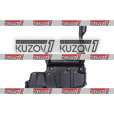 Защита Двигателя Боковая Правая (пластик) Florimex для Toyota Corolla 2001-2004 IX E12, E13 - фото