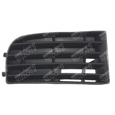 Решетка в бампер (правая) 4 Полосы, Без Отв Под Противотуманку TYG для Volkswagen GOLF 5 2003-2009 - фото