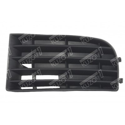 Решетка в бампер (левая) 4 Полосы, Без Отв Под Противотуманку TYG для Volkswagen GOLF 5 2003-2009 - фото