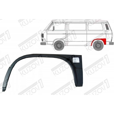 Арка задняя (левая) Polcar для Volkswagen T3 1979-1992 - фото