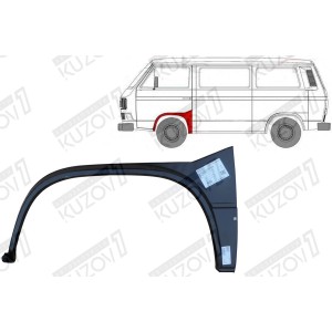 АРКА ПЕРЕДНЯЯ (ЛЕВАЯ) ОРИГИНАЛ, 1.0 ММ, ДАНИЯ - фото