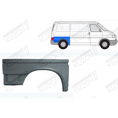 Крыло Заднее (правое) POTRYKUS для Volkswagen T4 1996-2003 - фото