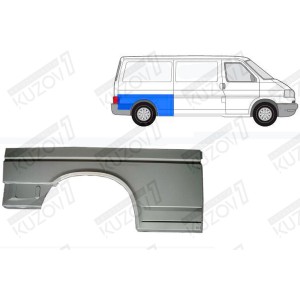 КРЫЛО ЗАДНЕЕ (ПРАВОЕ) РЕМКОМПЛЕКТ,  ОРИГИНАЛ, 0.8 ММ, ПОЛЬША - фото