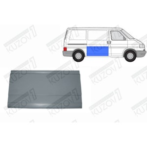 ДВЕРЬ БОКОВАЯ СДВИЖНАЯ (ПРАВАЯ) НИЖНЯЯ НАРУЖНАЯ ЧАСТЬ, 57 СМ, ОРИГИНАЛ, 1.0 ММ, ДАНИЯ - фото