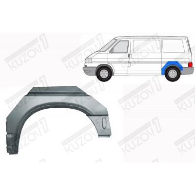 Арка задняя (левая) POTRYKUS для Volkswagen T4 1996-2003 - фото