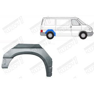 АРКА ЗАДНЯЯ (ПРАВАЯ) ОРИГИНАЛ, 0.8 ММ, ПОЛЬША