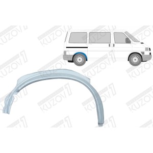 АРКА ЗАДНЯЯ ВНУТРЕННЯЯ ЧАСТЬ, (ПРАВАЯ) ОРИГИНАЛ, 0.8 ММ, ПОЛЬША - фото