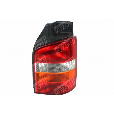 Задний фонарь (правый) Красно-Бело-Желтый, 1 Дверь, TYC для Volkswagen T5 2003-2009 - фото