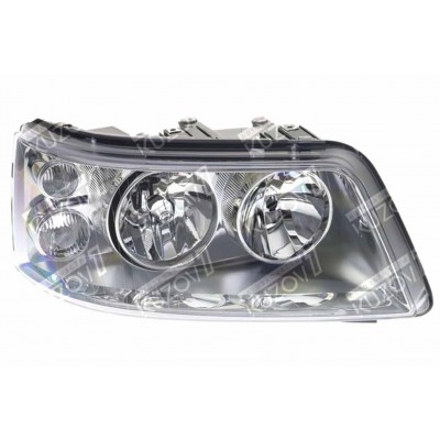 Передняя фара (правая) Двухламповая, DEPO для Volkswagen T5 2003-2009 - фото