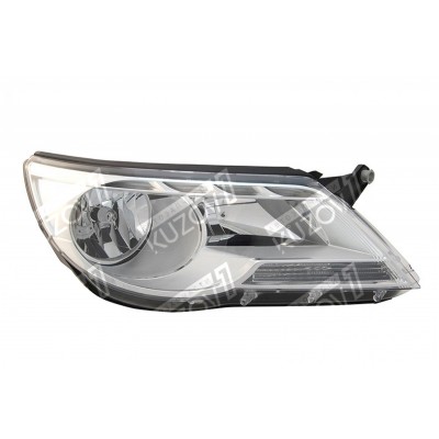 Передняя фара (правая) DEPO для Volkswagen TIGUAN 2007-2011 - фото